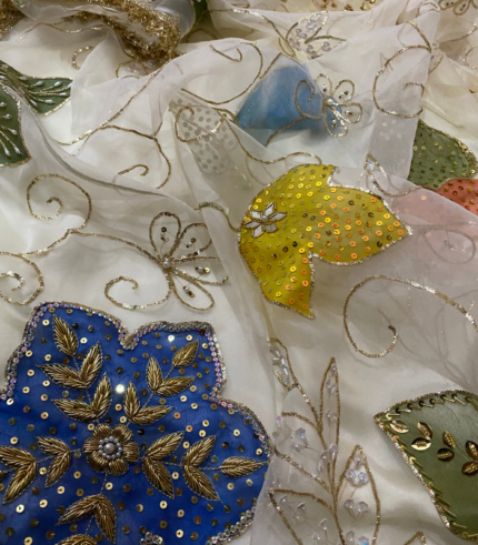 hand painted dupatta