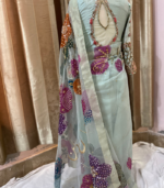hand painted saree