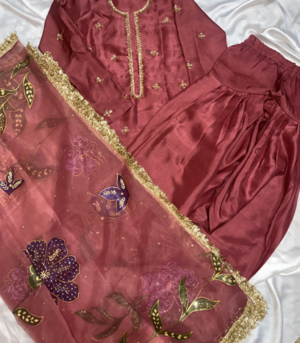 AMBERGLOW hand painted dress