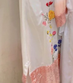 Floral: The Hand-painted Silk Art Piece - Image 5