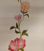 Floral: The Hand-painted Silk Art Piece - Image 2