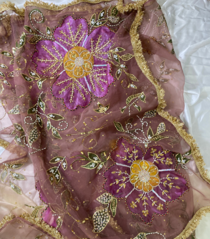 hand painted dupatta